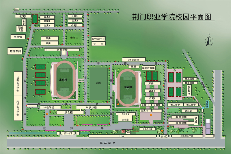 校园平面图