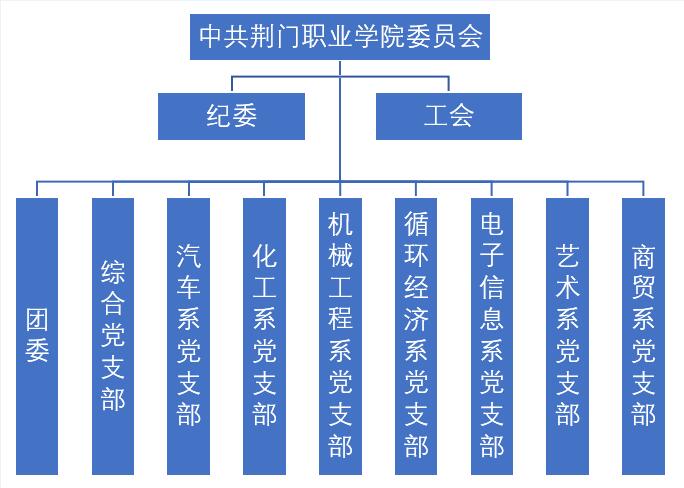 荆门职业学院党组织网络图