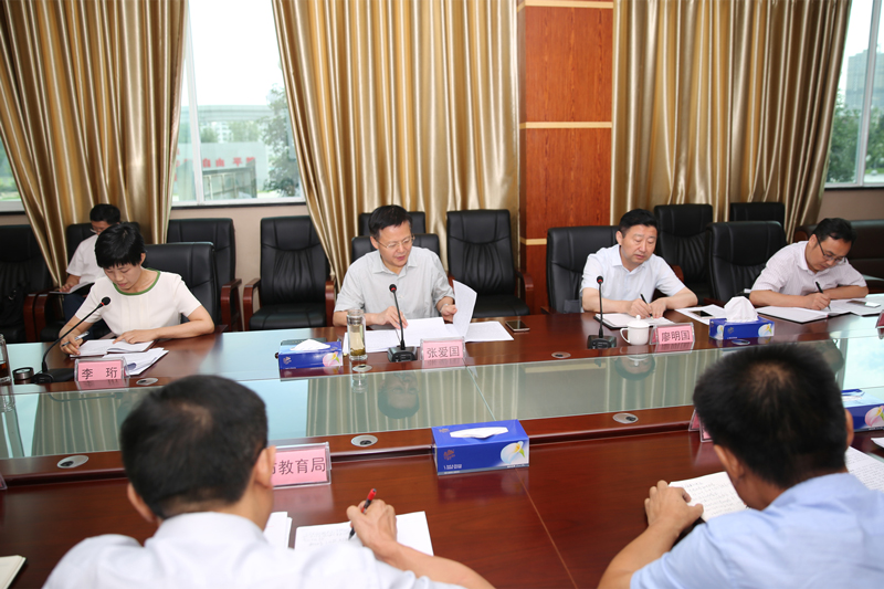 中共荆门市委书记张爱国来我校调研